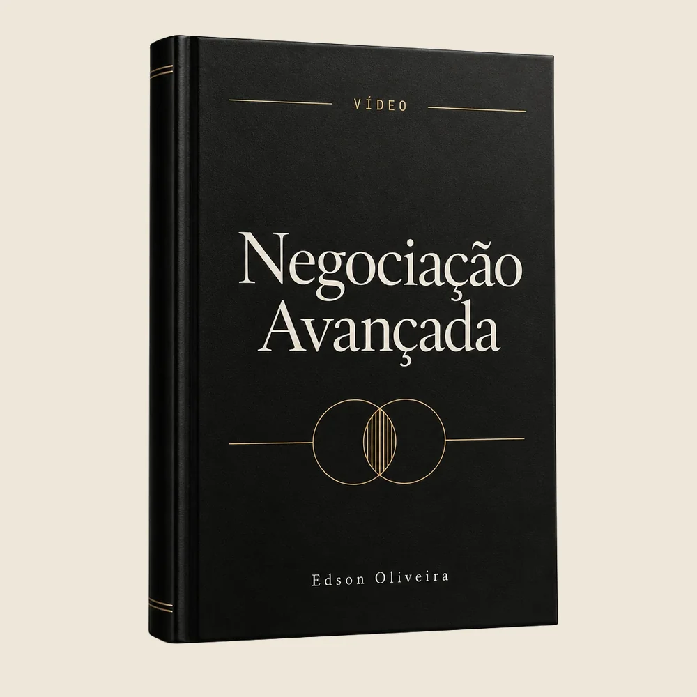 Capa do treinamento em vídeo Negociação Avançada, de Edson Oliveira.