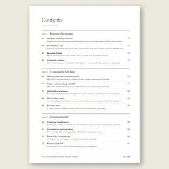 The After-Sale and Customer Success Handbook · Full table of contents