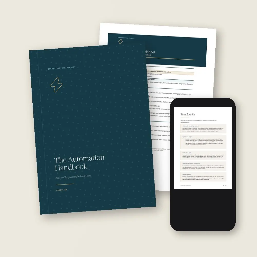 The Automation Handbook · What lands in your library