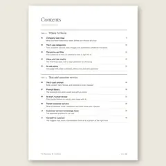 The Business AI Handbook · Full table of contents