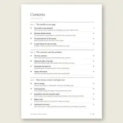 The Business Model Handbook · Full table of contents