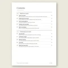 The Cash Flow and Profit Handbook · Full table of contents