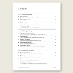 The Change Management Handbook · Full table of contents