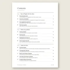 The Consultant's Handbook · Full table of contents