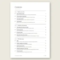 The Copywriting Handbook · Full table of contents