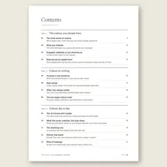 The Culture and Engagement Handbook · Full table of contents