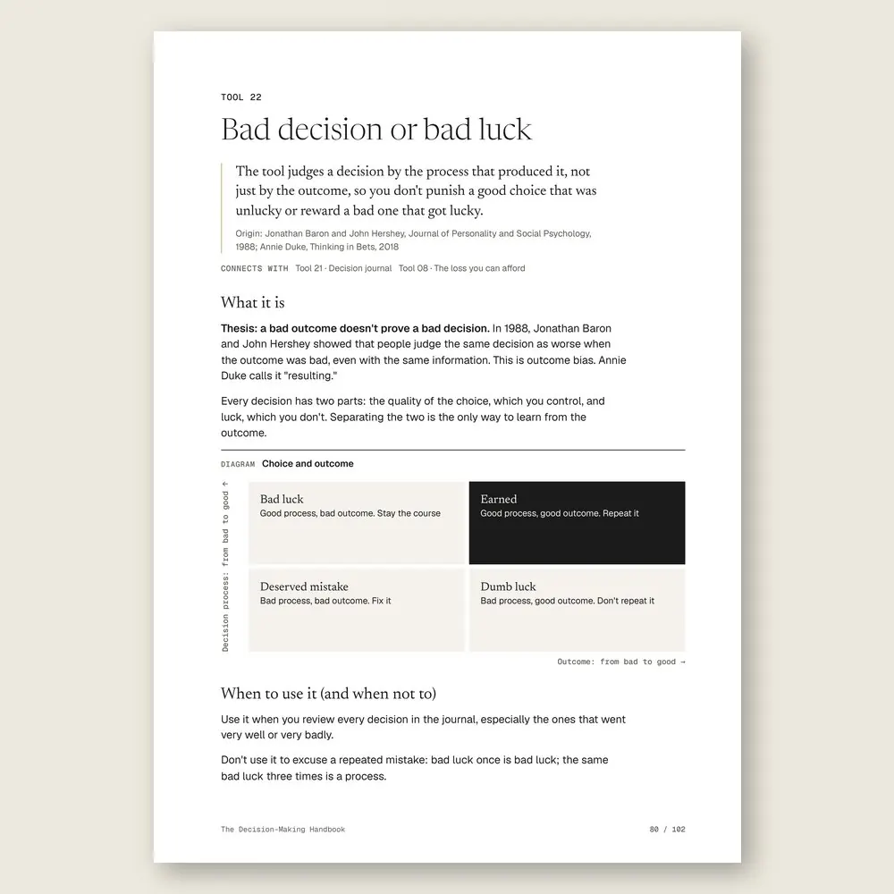 The Decision-Making Handbook · The diagram in detail