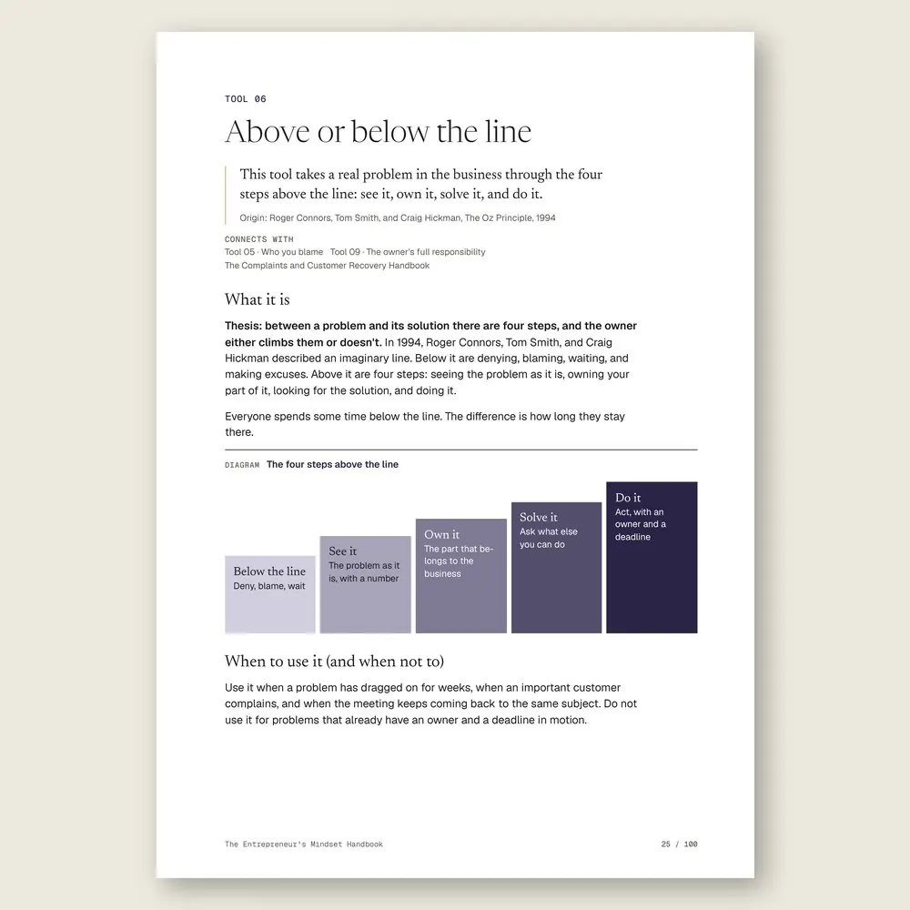 The Entrepreneur's Mindset Handbook · The diagram in detail