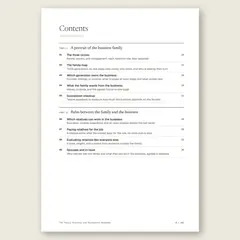 The Family Business and Succession Handbook · Full table of contents