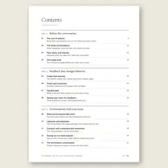 The Feedback and Difficult Conversations Handbook · Full table of contents