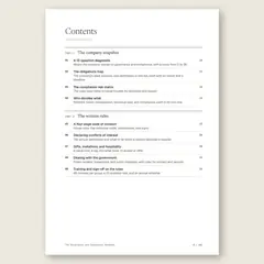 The Governance and Compliance Handbook · Full table of contents