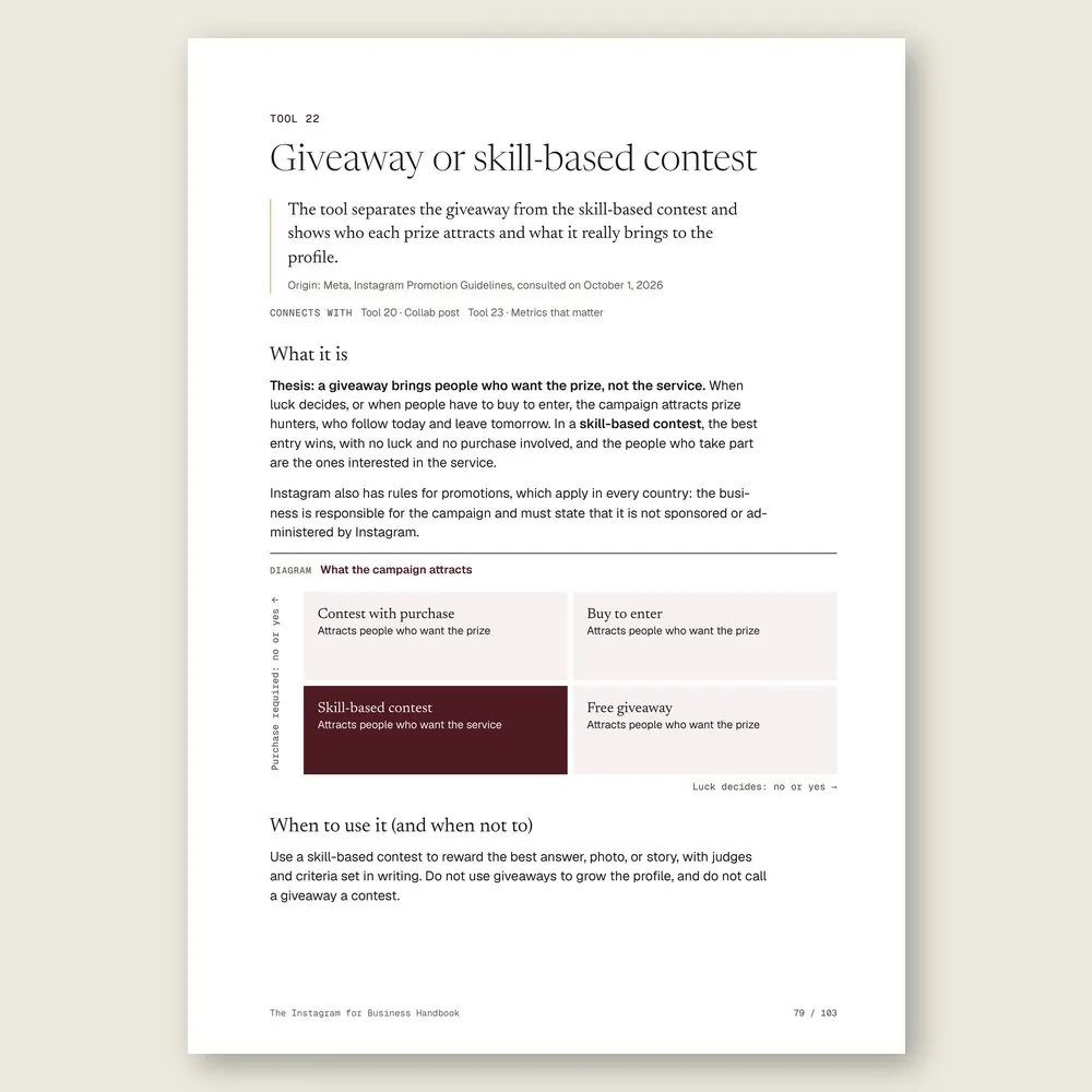 The Instagram for Business Handbook · The diagram in detail