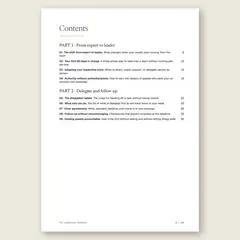 The Leadership Handbook · Full table of contents