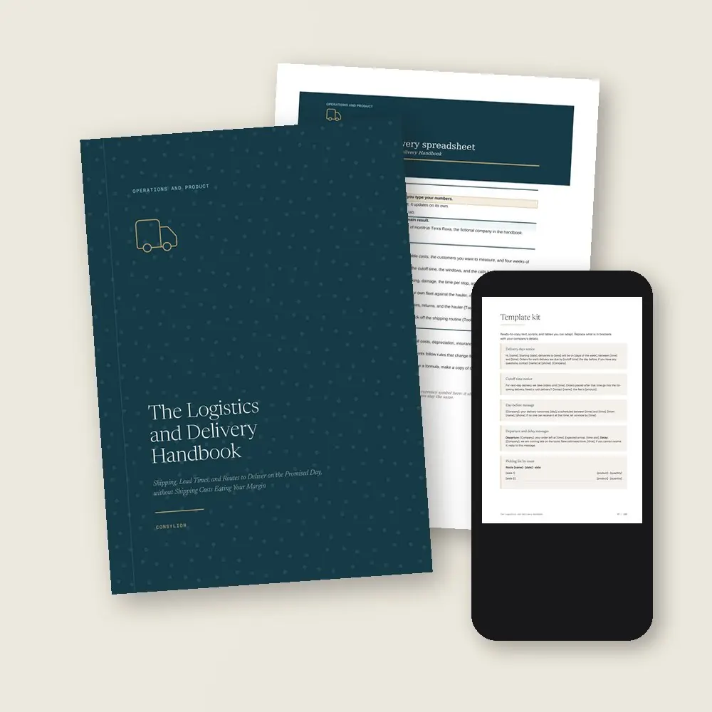 The Logistics and Delivery Handbook · What lands in your library