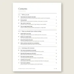 The Market Research and Buyer Persona Handbook · Full table of contents