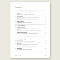 The Meetings Handbook · Full table of contents