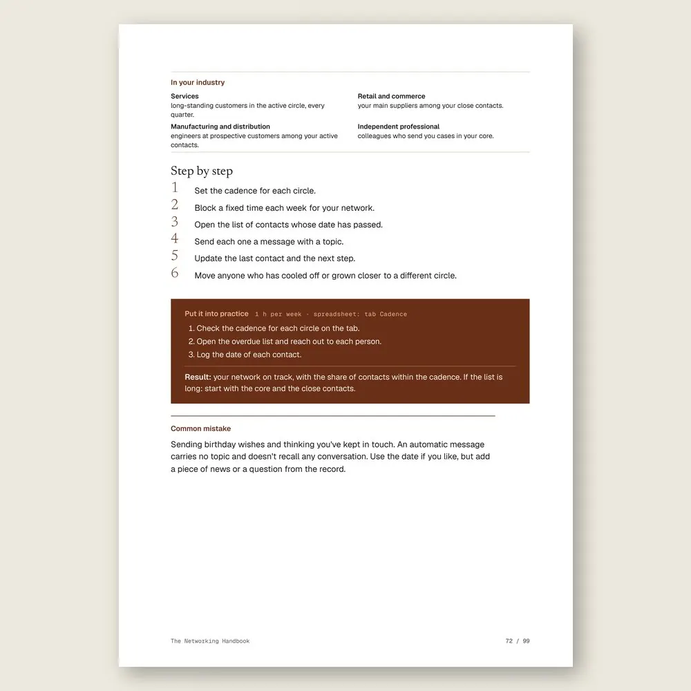 The Networking Handbook · The step-by-step and the hands-on exercise