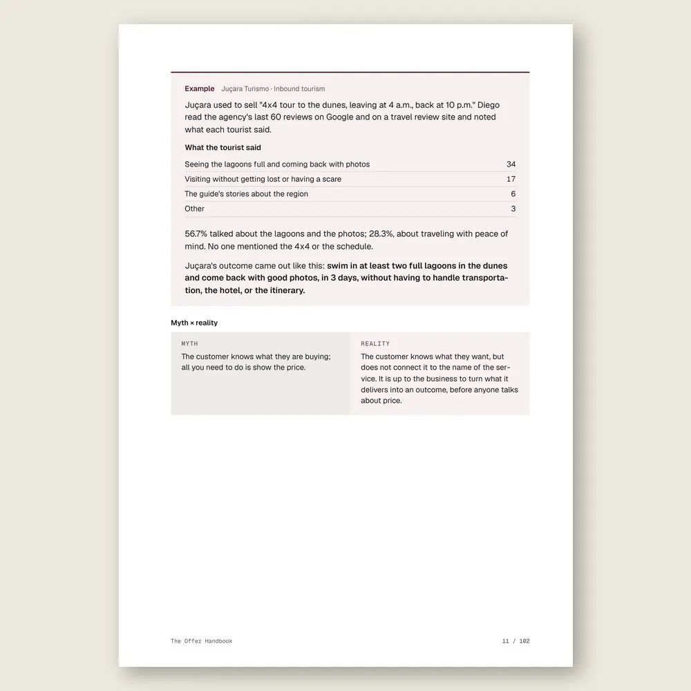 The Offer Handbook · Illustrative example with numbers