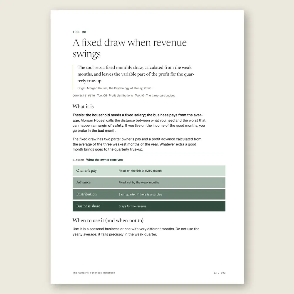 The Owner's Finances Handbook · The diagram in detail