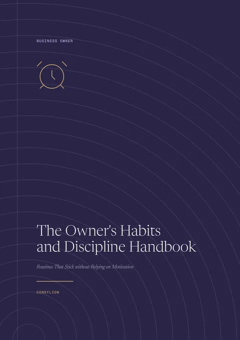 Capa: The Owner's Habits and Discipline Handbook
