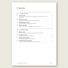 The Performance Review Handbook · Full table of contents