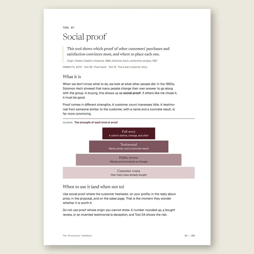 The Persuasion Handbook · The diagram in detail