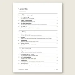 The Productivity Handbook · Full table of contents