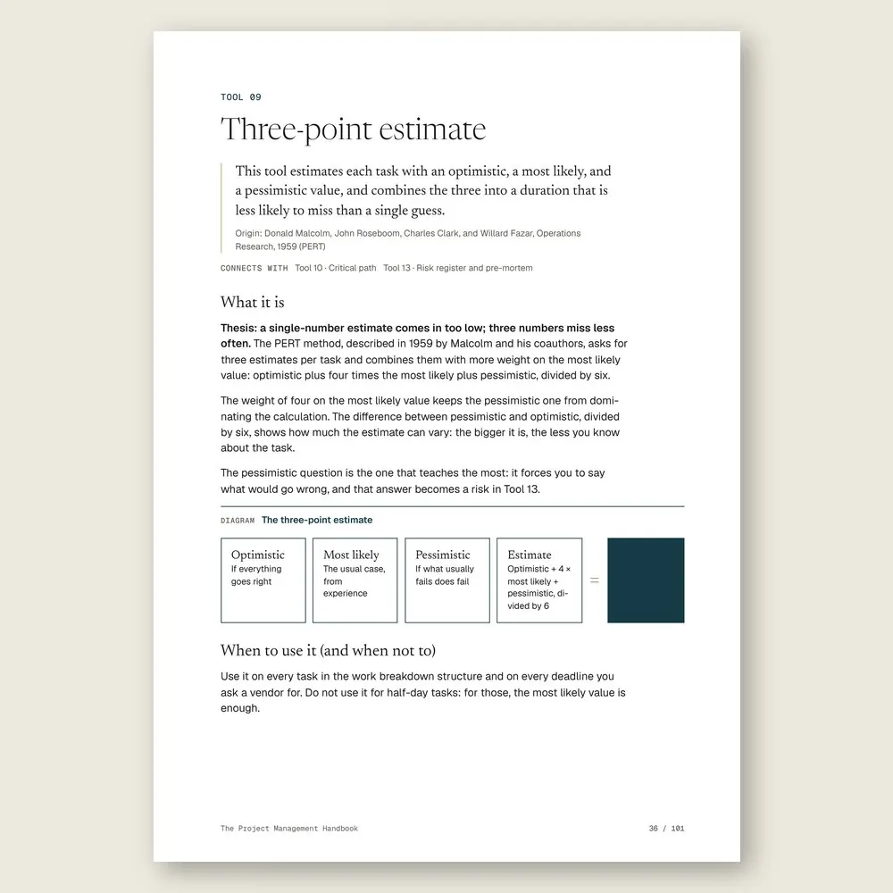 The Project Management Handbook · The diagram in detail