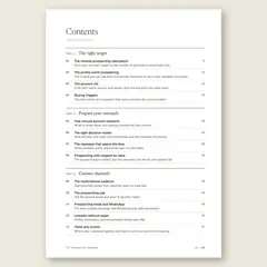 The Prospecting Handbook · Full table of contents