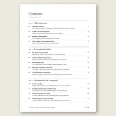 The Public Speaking and Presentations Handbook · Full table of contents