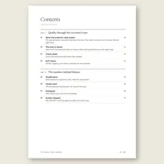 The Quality Tools Handbook · Full table of contents