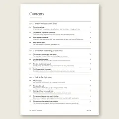The Referral Handbook · Full table of contents