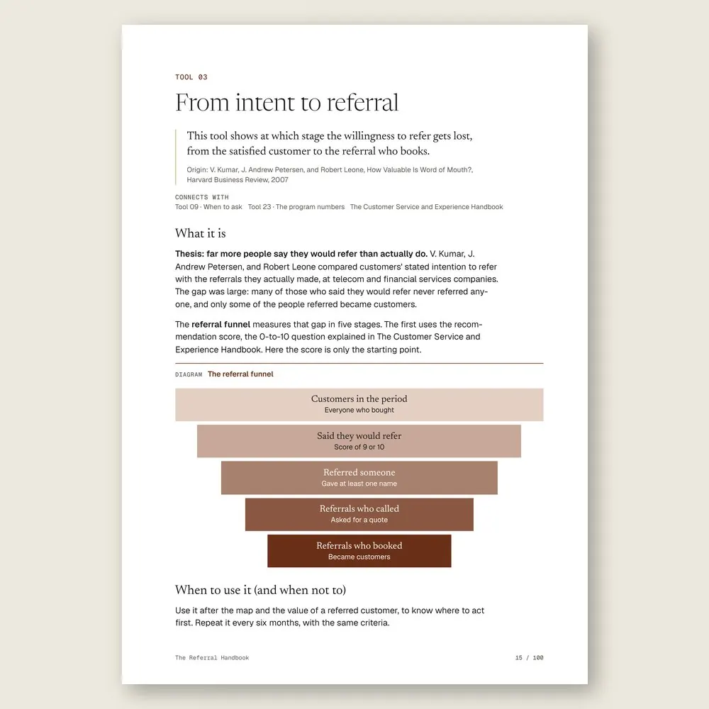 The Referral Handbook · The diagram in detail