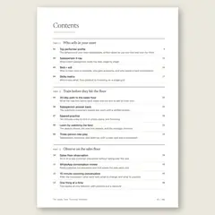 The Sales Team Training Handbook · Full table of contents