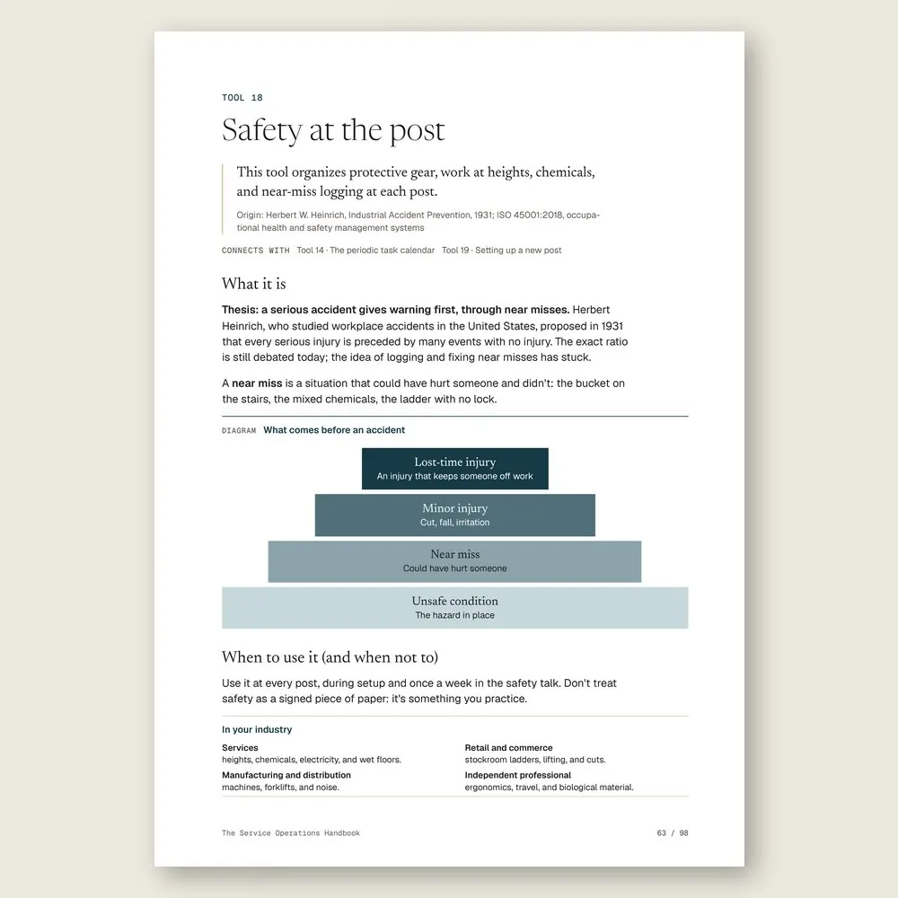 The Service Operations Handbook · The diagram in detail