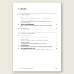 The Small Business Cybersecurity Handbook · Full table of contents
