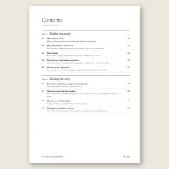 The Storytelling Handbook · Full table of contents