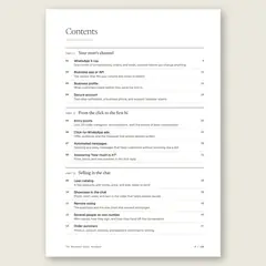 The WhatsApp Sales Handbook · Full table of contents