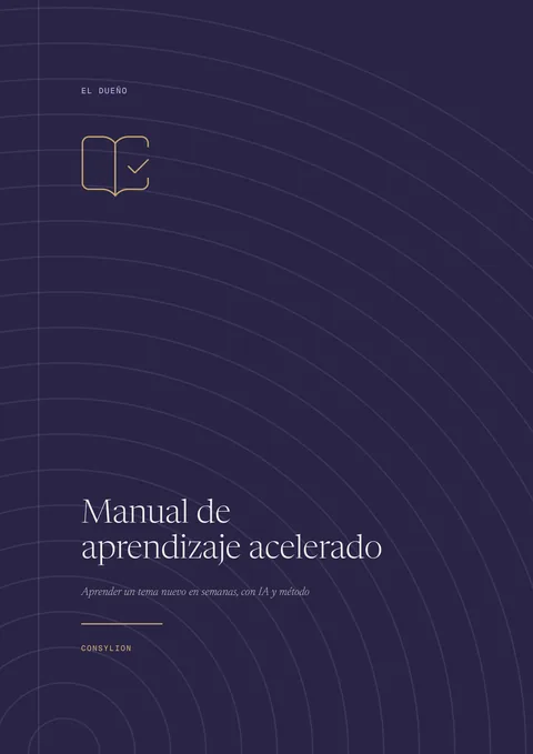 Capa: Manual de aprendizaje acelerado