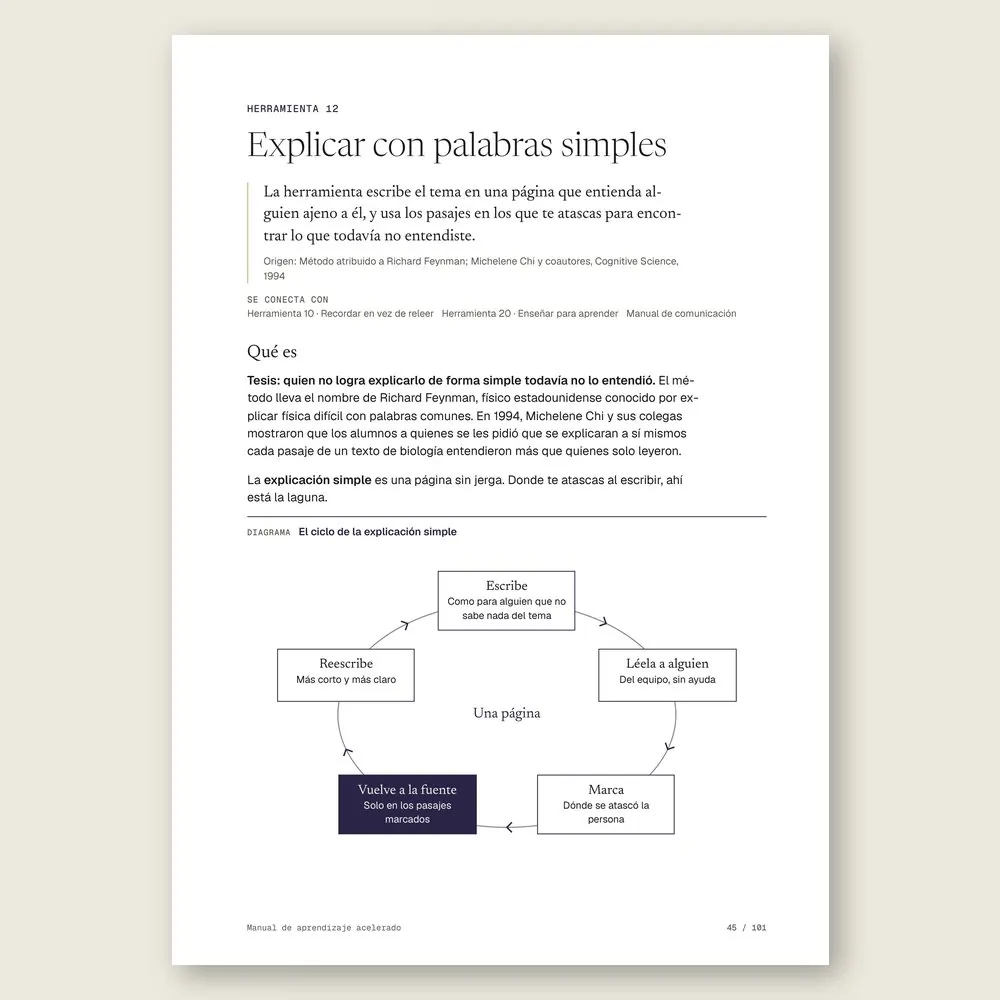 Manual de aprendizaje acelerado · El diagrama en detalle