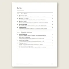 Manual de atención y experiencia del cliente · Índice completo