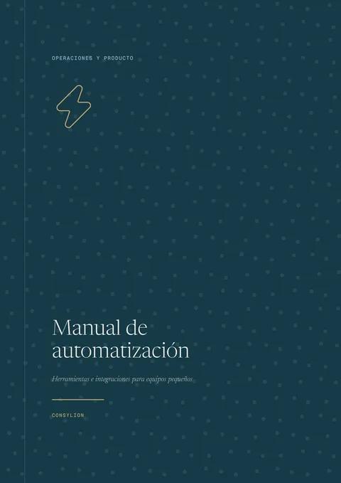 Capa: Manual de automatización