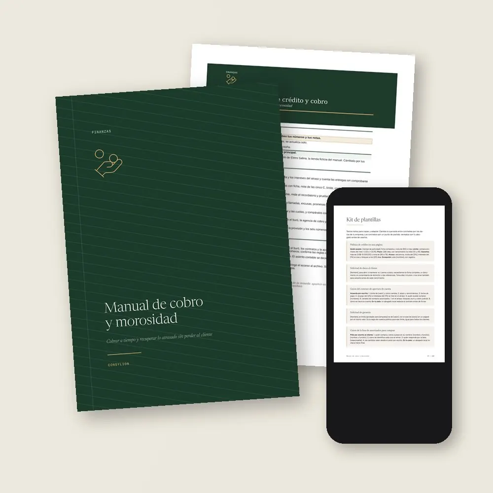 Manual de cobro y morosidad · Lo que llega a tu colección