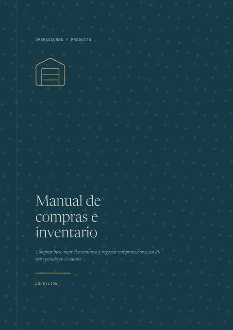 Capa: Manual de compras e inventario