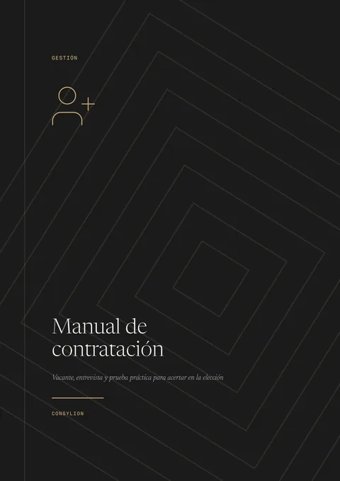 Capa: Manual de contratación