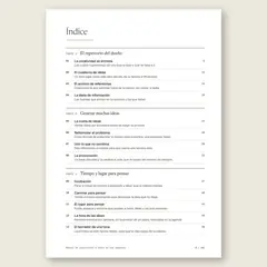 Manual de creatividad e ideas en los negocios · Índice completo