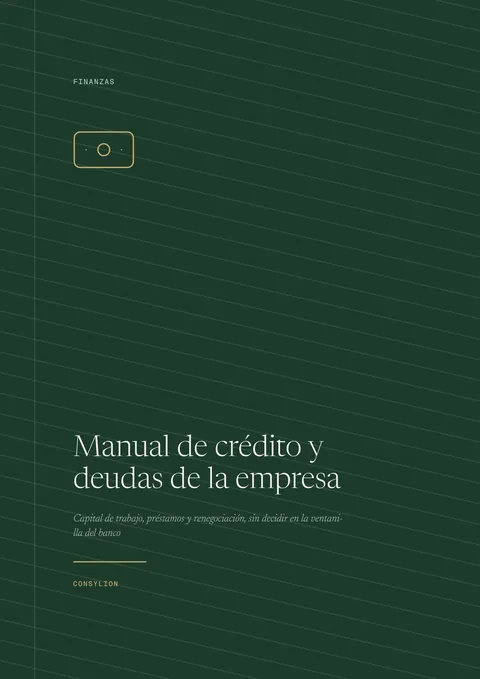 Capa: Manual de crédito y deudas de la empresa