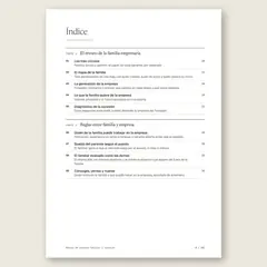 Manual de empresa familiar y sucesión · Índice completo