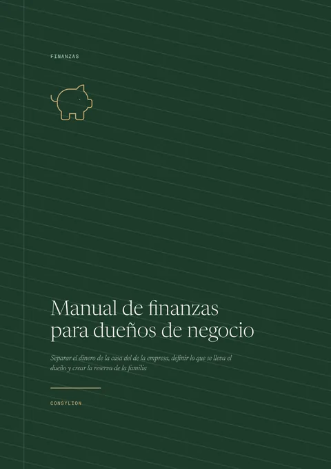 Capa: Manual de finanzas para dueños de negocio