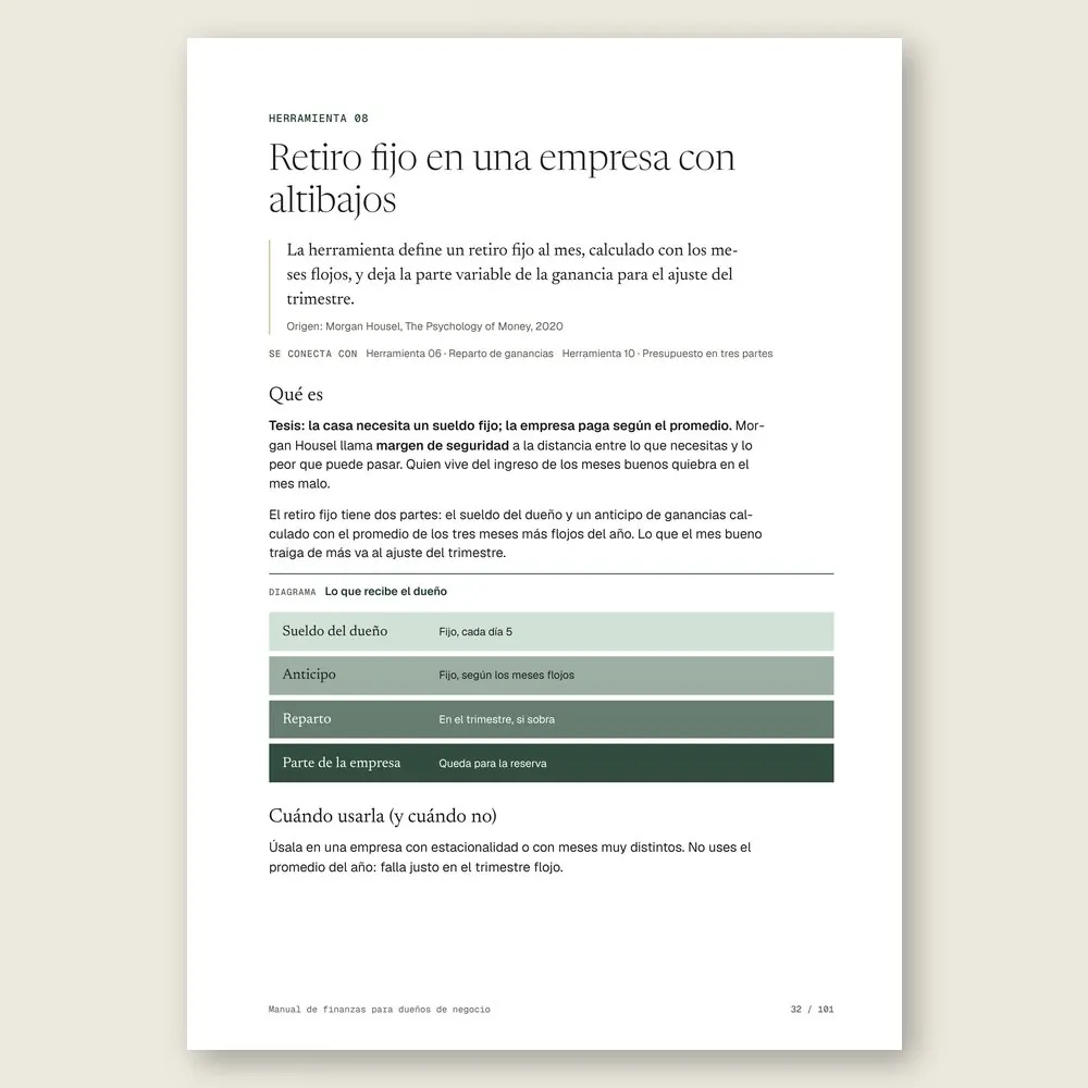 Manual de finanzas para dueños de negocio · El diagrama en detalle